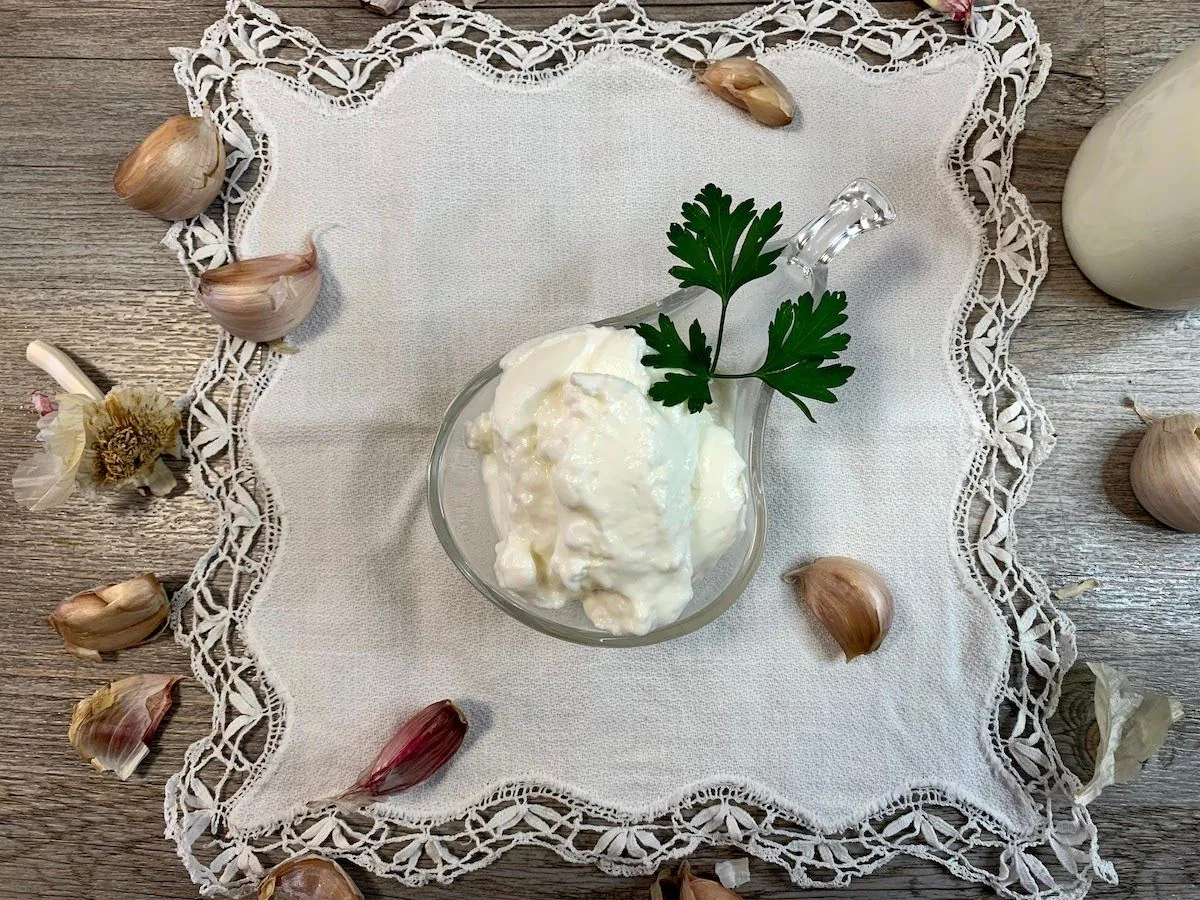 Ali-oli con leche