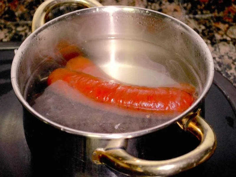 Como quitar la grasa a los chorizos o huesos de jamón