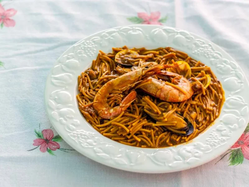 Fideua al horno