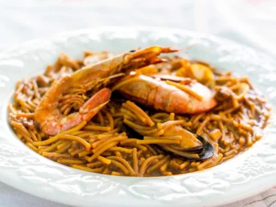 Fideua al horno