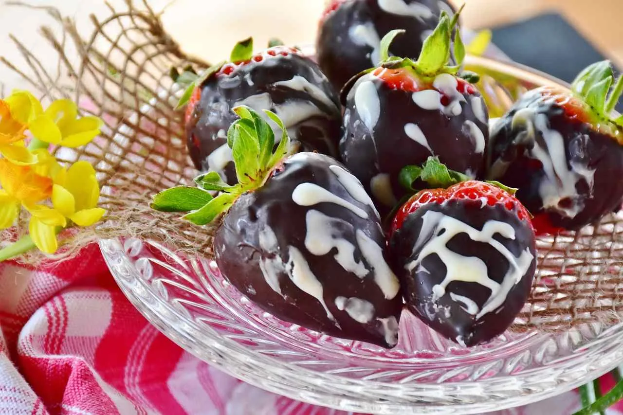 Fresas bañadas en chocolate