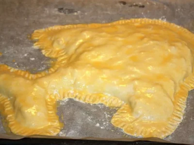Pez hojaldre relleno