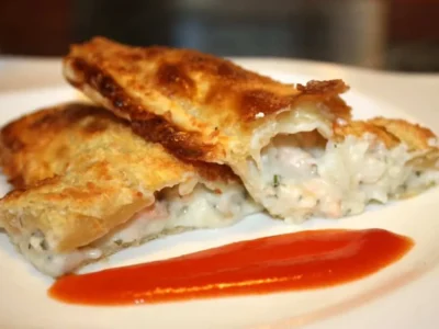 Pez hojaldre relleno