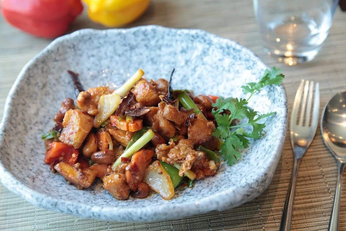 Pollo del Congo «Moambe de pollo»