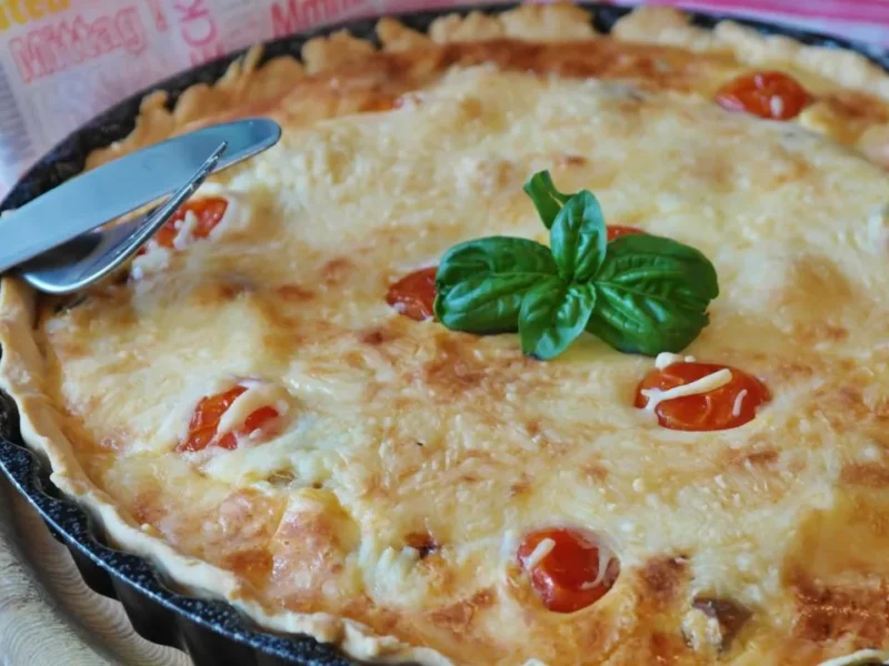 Tarta de masa Quebrada rellena