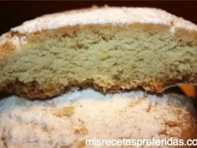 Mantecados con moscatel y esencia de limón