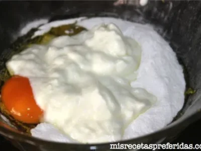 Mini Magdalenas de yogur con arándanos