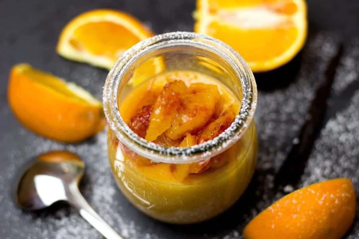 Natillas de naranja
