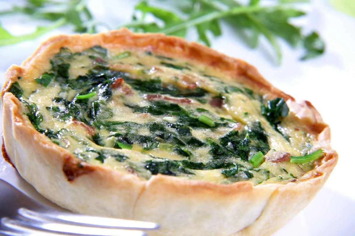 Tartaletas de espinacas y jamón