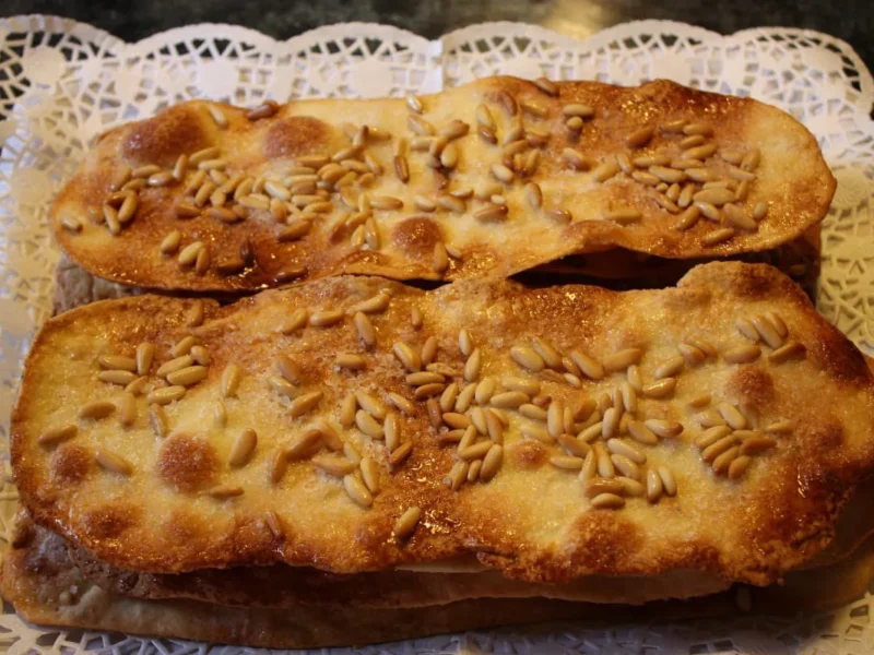Coca de vidre con anís