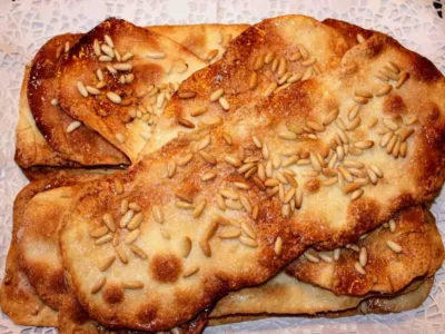Coca de vidre con anís