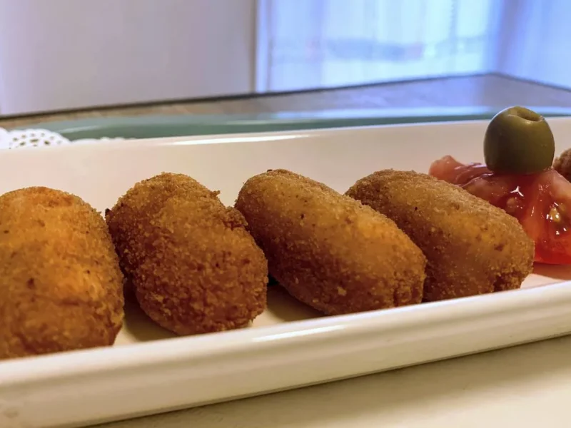 Croquetas de york y queso