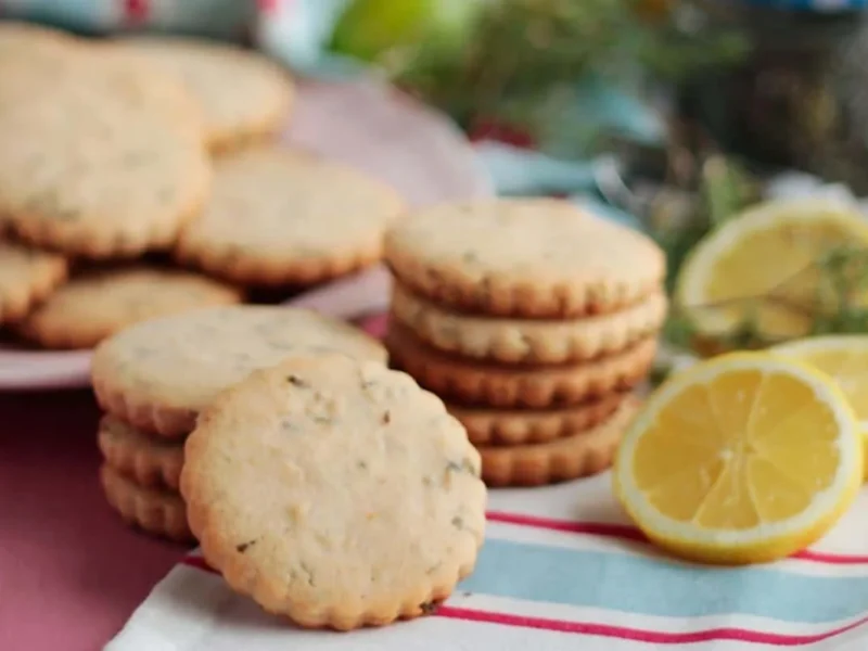 Galletas de limón con chía