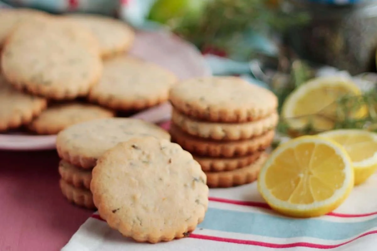 Galletas de limón con chía