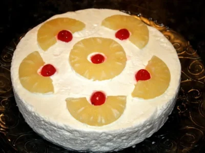 Tarta helada de piña