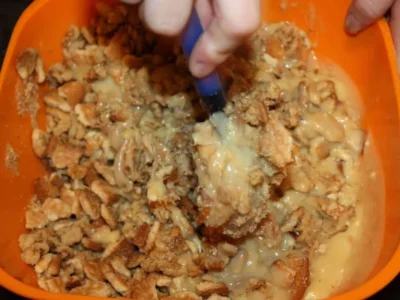 Bombones dos chocolates con galletas y nueces