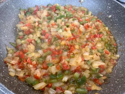 Mini pizzas de pollo