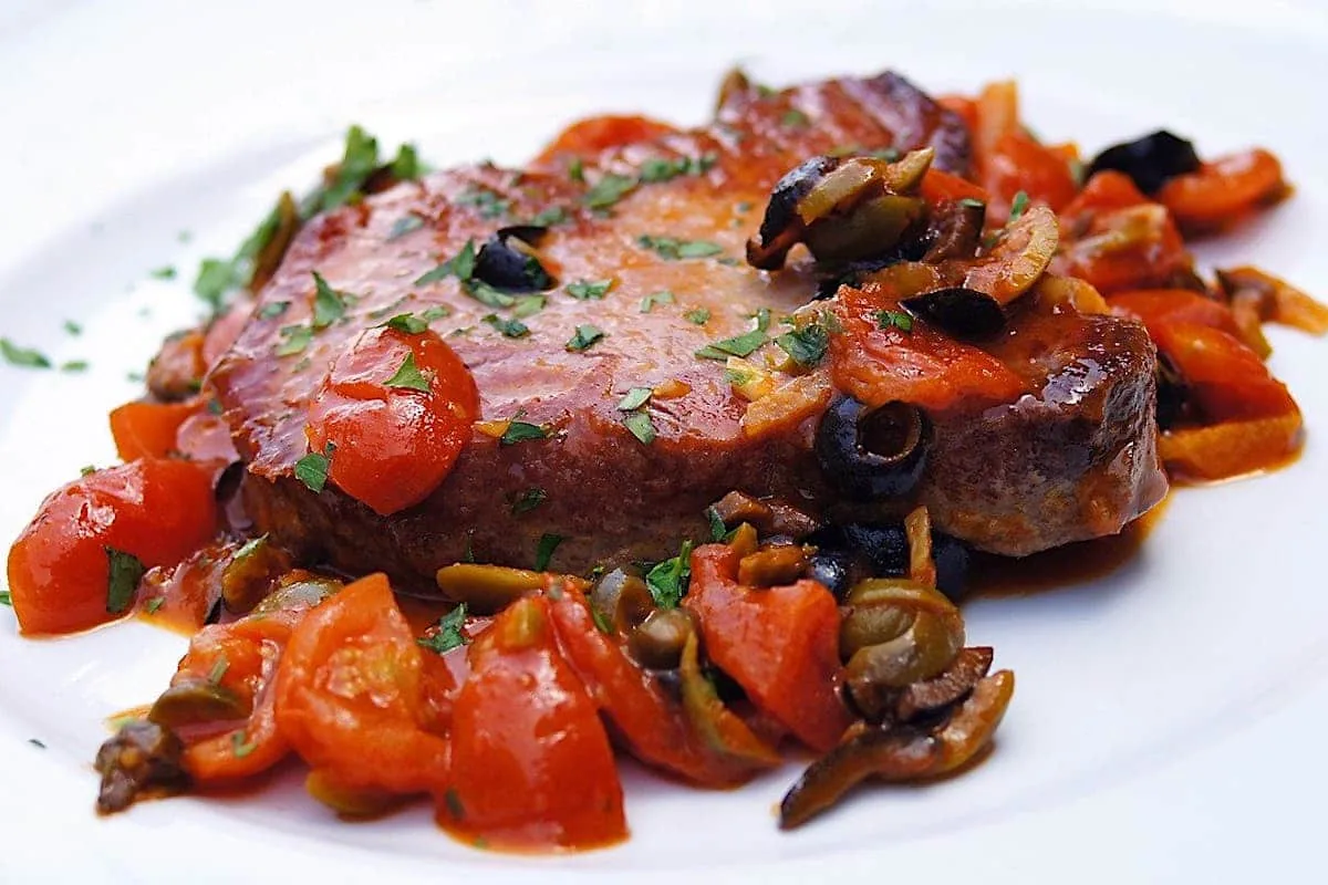 Atún con verduras