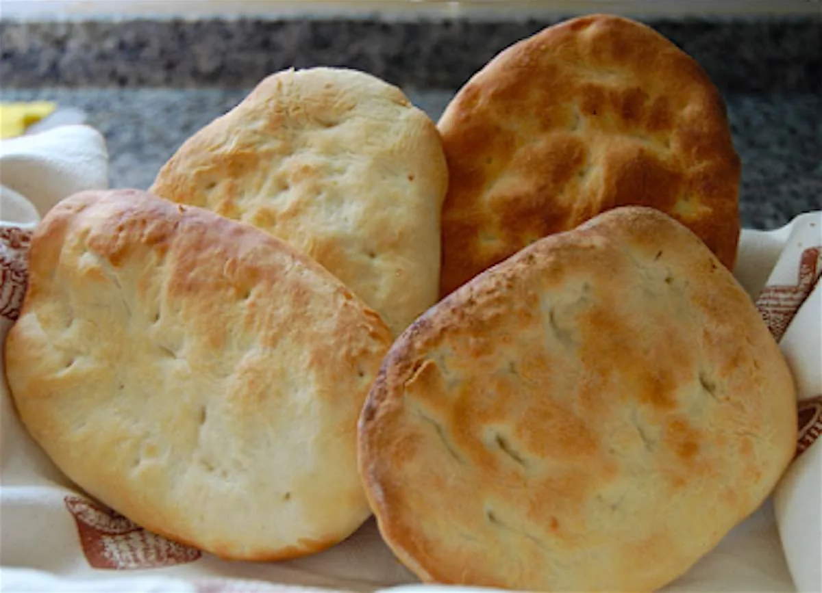 Tortitas de pan al horno