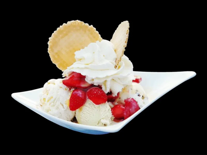 Manjar de coco helado