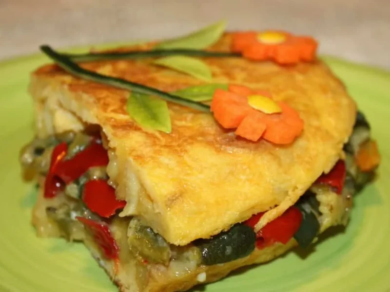 Tortilla de patatas rellena