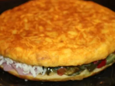Tortilla de patatas rellena