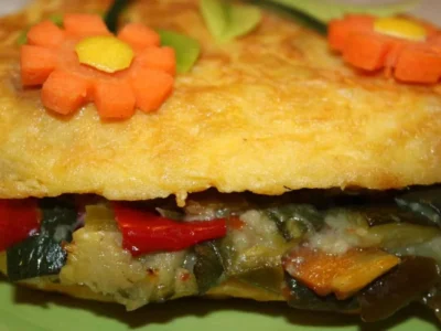 Tortilla de patatas rellena