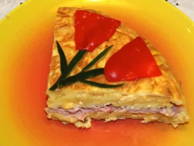 Tortilla de patatas rellena