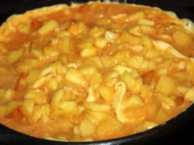 Tortilla de patatas rellena
