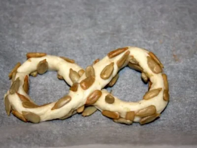 Bastones de pan con pipas