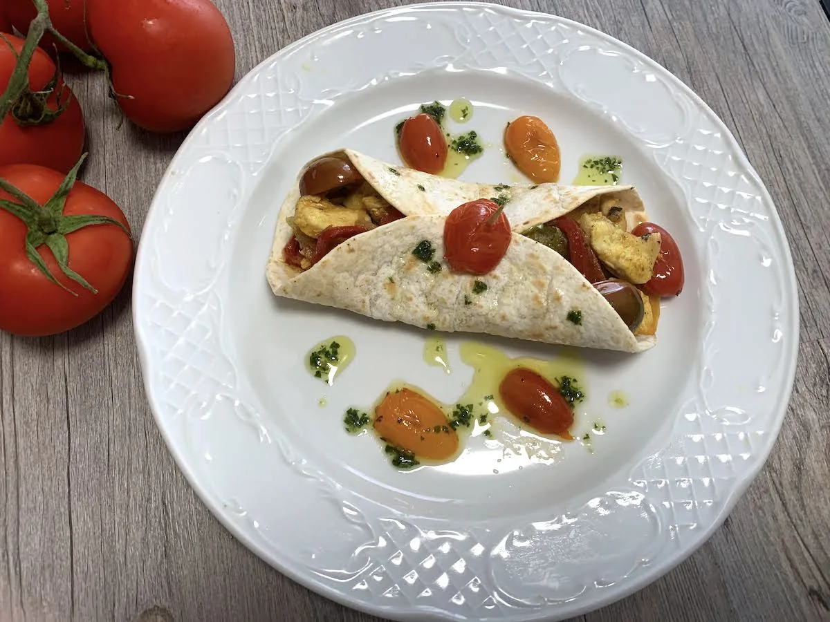 Fajitas de pollo