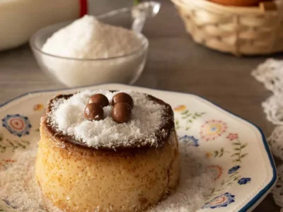 Flan de coco