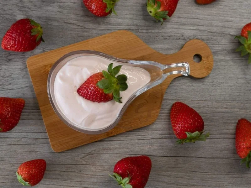 Yogur de fresa