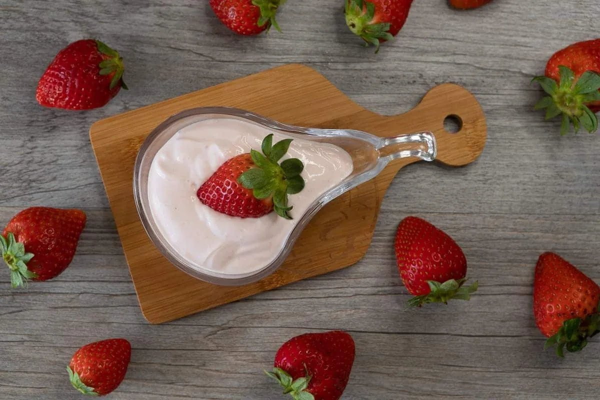 Yogur de fresa