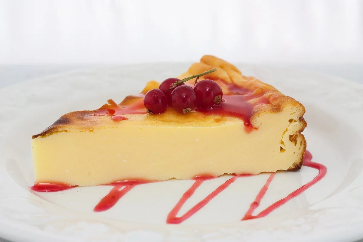 Tarta de queso al horno con yogur