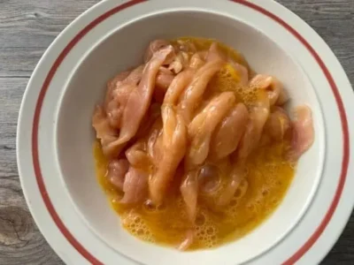 Tiras de pollo crujientes