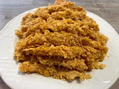 Tiras de pollo crujientes