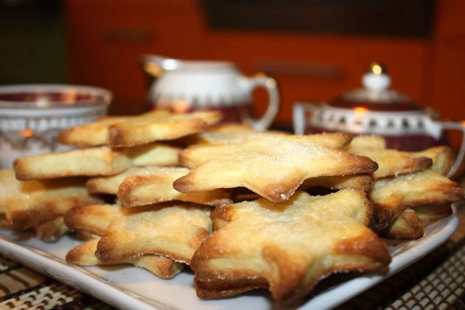Galletas de té con sabor a limón