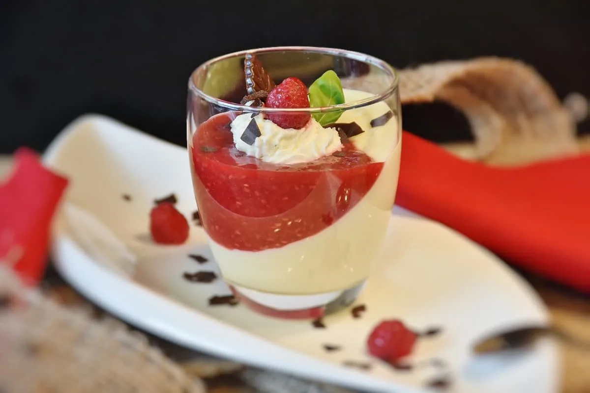 Mousse de chocolate blanco
