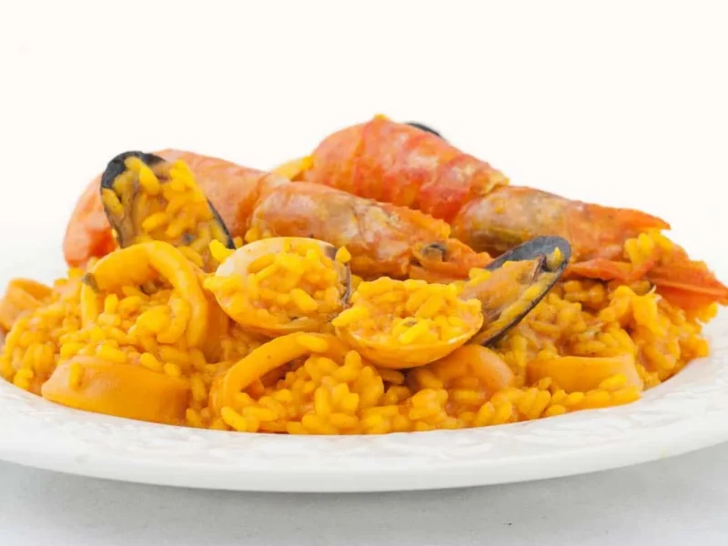 Paella de marisco