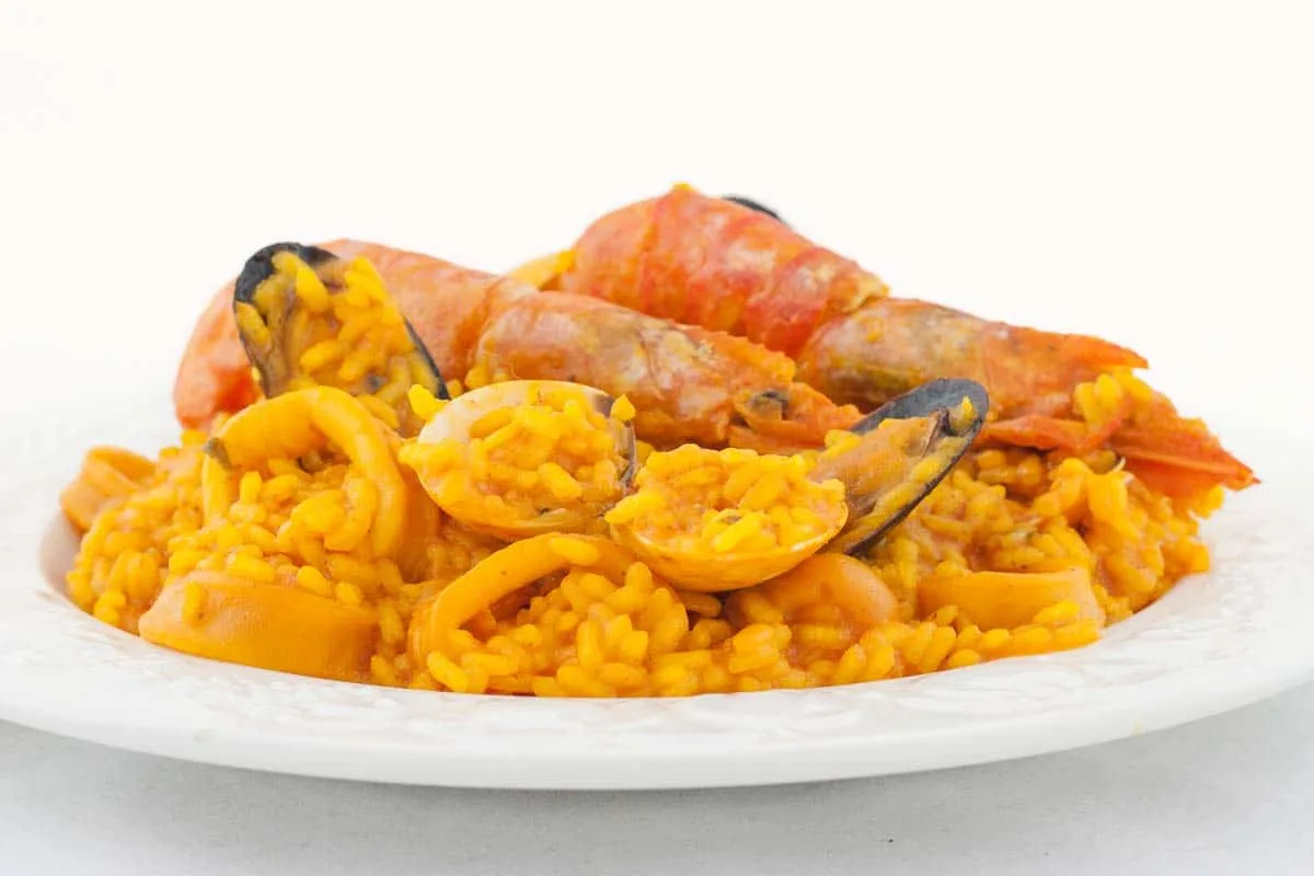 Paella de marisco