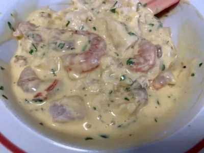 Tortillitas de pescado y gambas