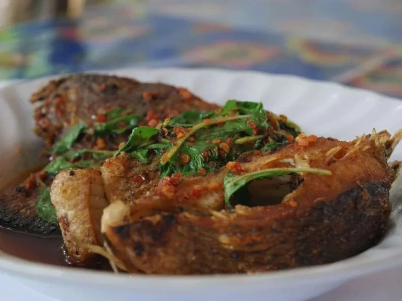 Merluza en salsa