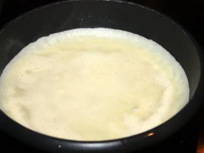 Crepes de jamón ibérico y espárragos