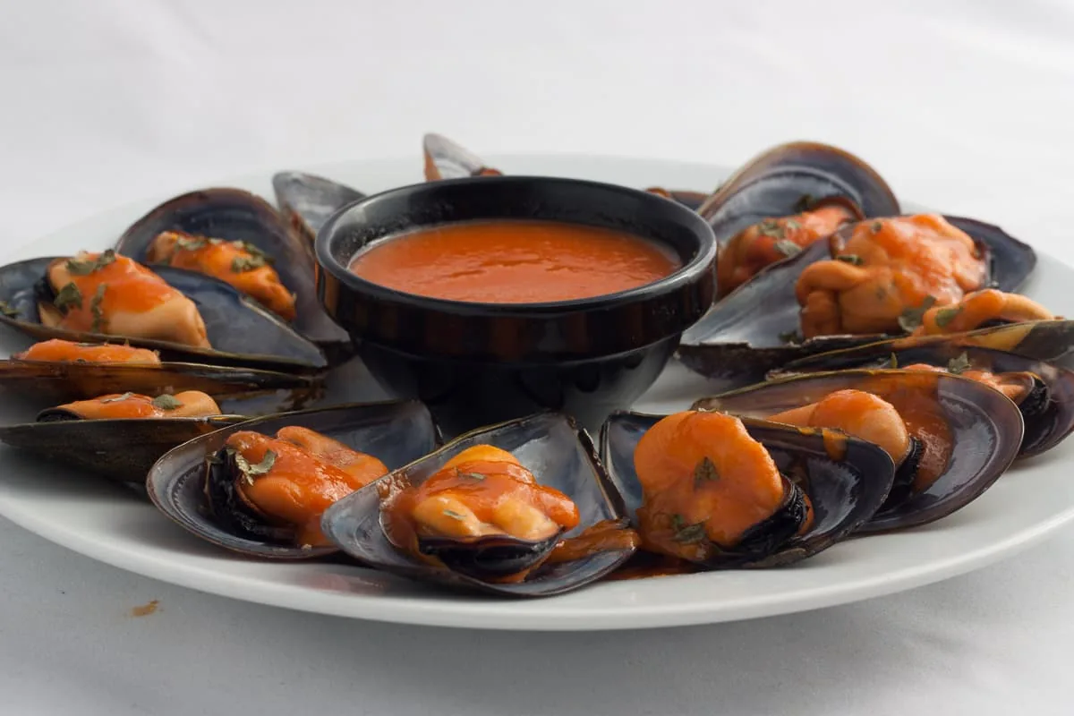 Mejillones cabreados