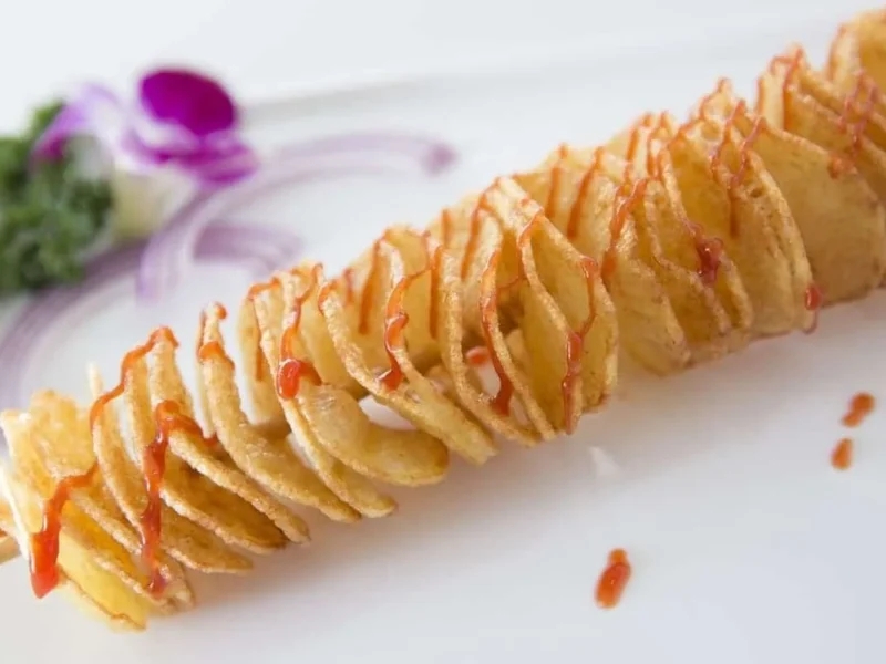 Pinchos de patatas tornado