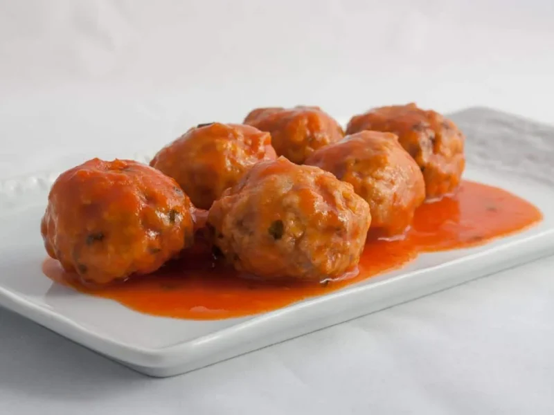 Albóndigas de ternera con tomate