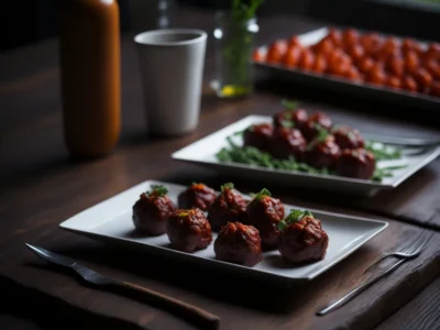 Albóndigas de ternera con tomate