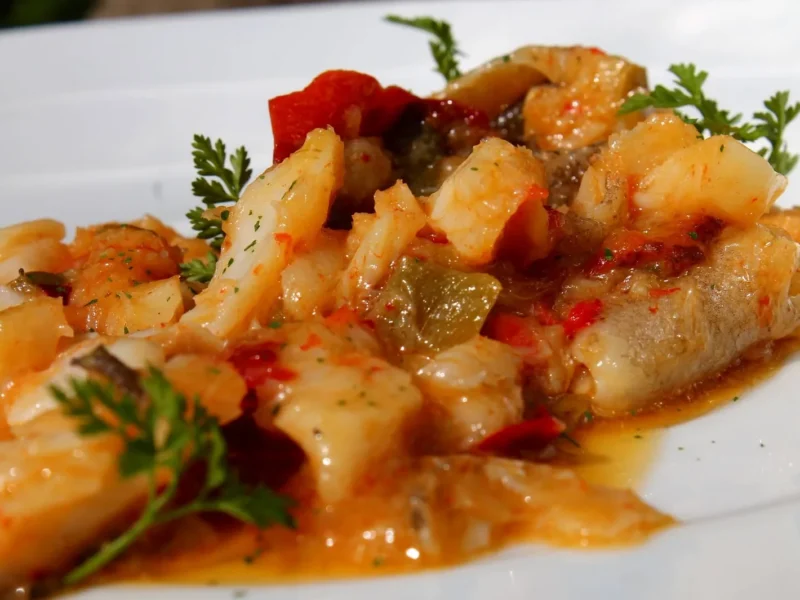 Bacalao a la siciliana