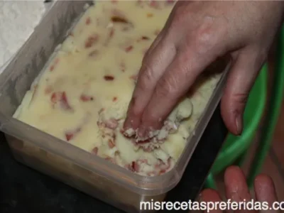 Bocaditos de patatas con beicón